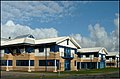 View of the 'New Building' pictured in 2000. The building was completed in 1997/8.