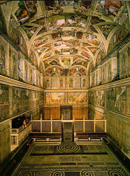 Dosiero:Sistine.chapel.entire.500pix.jpg