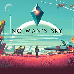 No Man's Sky:n kansikuva, jossa Atlas on kuvan keskellä.