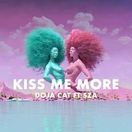 Singlen ”Kiss Me More” kansikuva