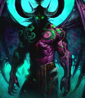 Illidan hänen demonisessa muodossa.