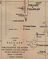 Peta kuno menunjukkan Pulau Pasi dalam peta Pulau Selayar, antara tahun 1886 dan 1920