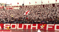 La curva sud del Vestuti durante Salernitana-Casarano del 1990