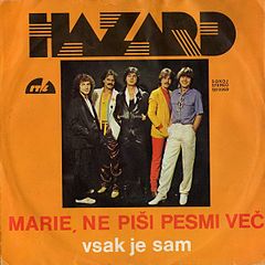 “Marie, ne piši pesmi več” cover