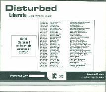 Обложка сингла Disturbed «Liberate» (2003)