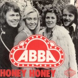 Обложка сингла ABBA «Honey, Honey» (1974)