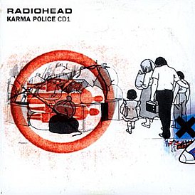 Обложка сингла Radiohead «Karma Police» (1997)