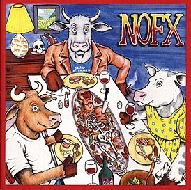 Обложка альбома NOFX «Liberal Animation» (1988)