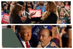 Kamala Harris and Beyonce; Donald Trump and Lee Greenwood campaign music songs