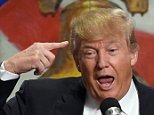 Republican presidential candidate  Donald Trump gestures while addressing the South Carolina Tea Party Convention  at the Springmaid Beach Resort  in Myrtle Beach, South Carolina January 16, 2016. / AFP / TIMOTHY A. CLARY        (Photo credit should read TIMOTHY A. CLARY/AFP/Getty Images)