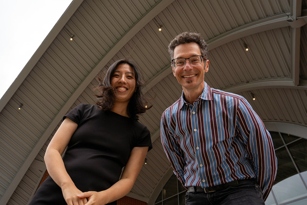 Anna Huang (left) and Eran Egozy