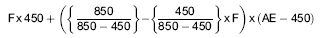 Formel F*450+(850/(850-450)-450/(850-450)*F)*(AE-450) (BGBl. I 2012 S. 2476)