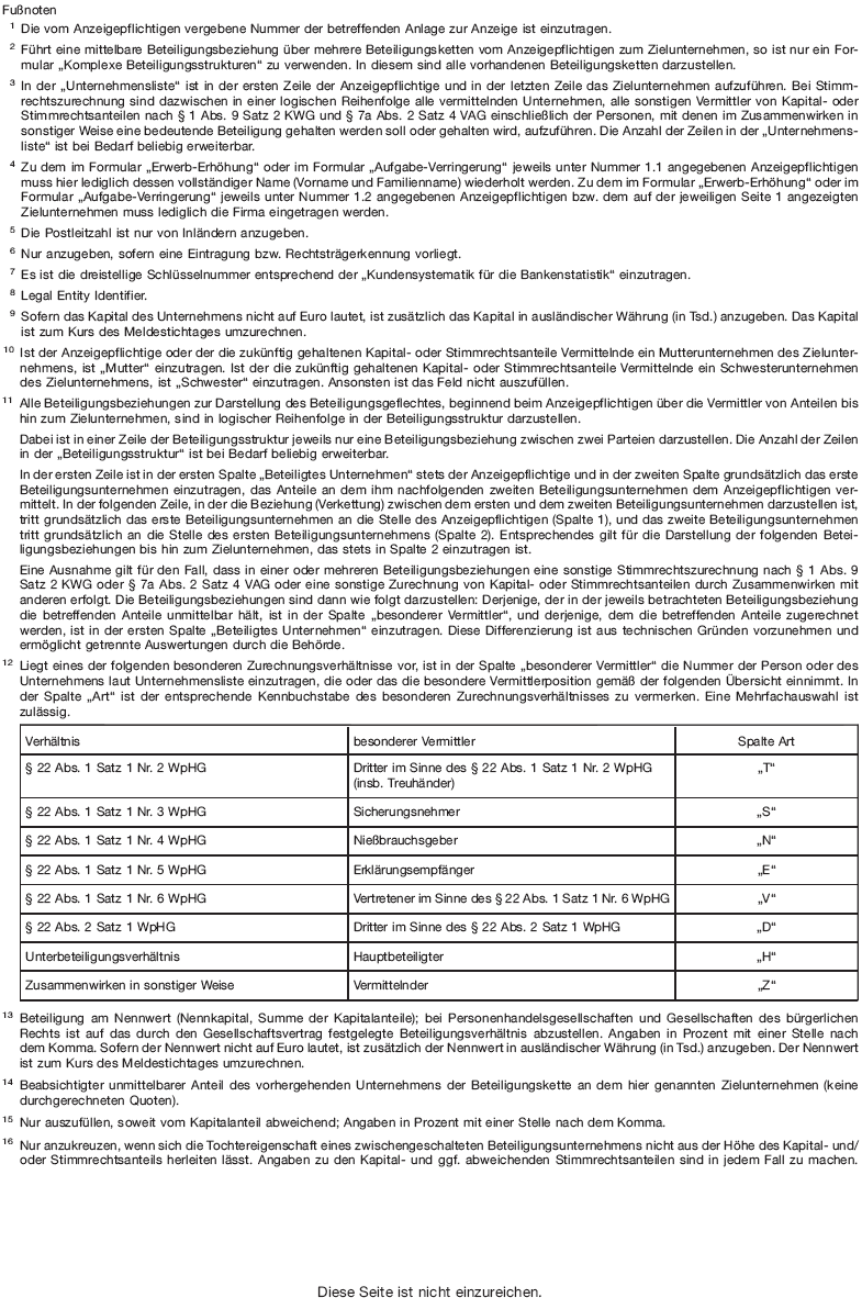 Formular - Komplexe Beteiligungsstrukturen, Seite 2 (BGBl. 2015 I S. 1963)