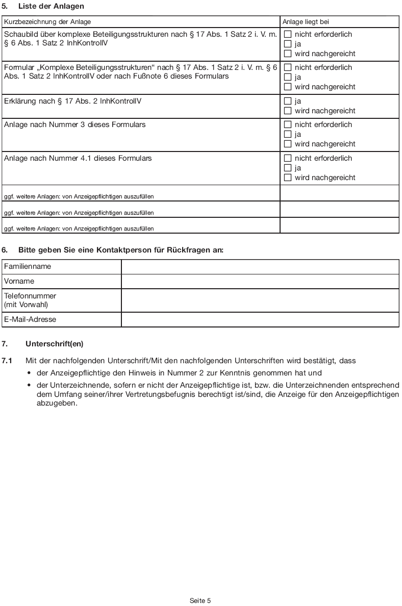 Formular - Aufgabe-Verringerung, Seite 5 (BGBl. 2015 I S. 1974)