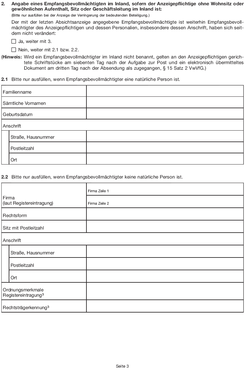 Formular - Aufgabe-Verringerung, Seite 3 (BGBl. 2015 I S. 1972)