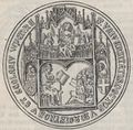 Siegel der Universität Wien, wahrscheinlich 1365