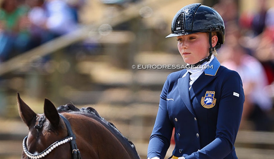 Ellen Hedbys at the 2022 European Young Riders Championships :: Photo © Astrid Appels