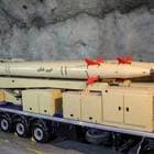 Iran's Kheybar Shekan ballistic missile in an underground tunnel. Undated