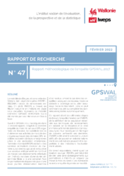 Rapport méthodologique de l'enquête GPSWAL 2017