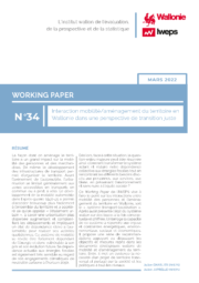 Interaction mobilité/aménagement du territoire en Wallonie dans une perspective de transition juste