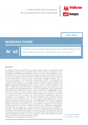 Quelle accessibilité géographique des Wallons et des Wallonnes aux transports en commun ?
