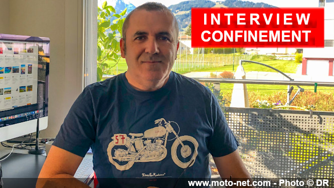 Confiné avec... Pierre Longnus, auteur d'un guide sur les balades à moto