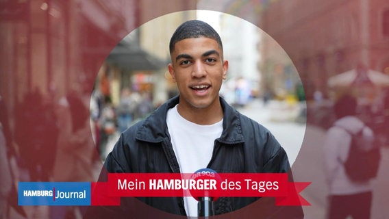 Bilal aus Barmbek kürt seinen Hamburger des Tages. © Screenshot 