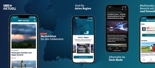 Die neue SWR Aktuell-App auf einem Iphone