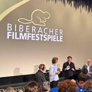 Douglas Wolfsperger, künstlerischer Leiter und Filmfestspiele-Vorstand Harald Heigel 