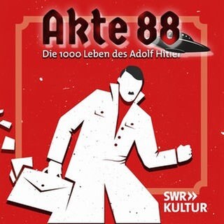 Illustration zur dritten Staffel der Serie "Akte 88 - Die 1000 Leben des Adolf Hitler"