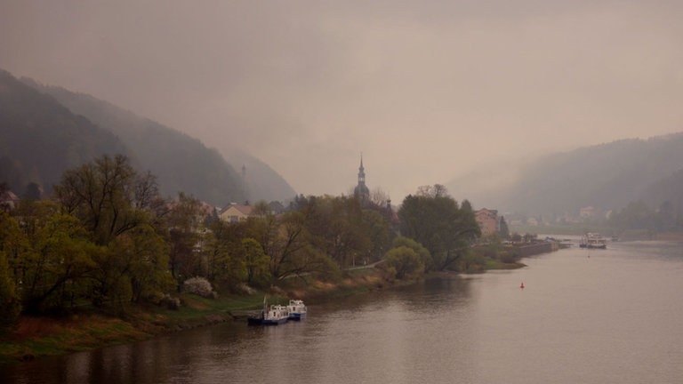 Die Elbe bei Bad Schandau