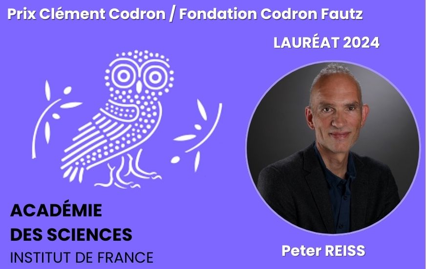 Peter Reiss awarded the Prize Clément Codron 2024