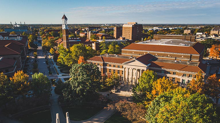 Purdue University Campus Bell Tower