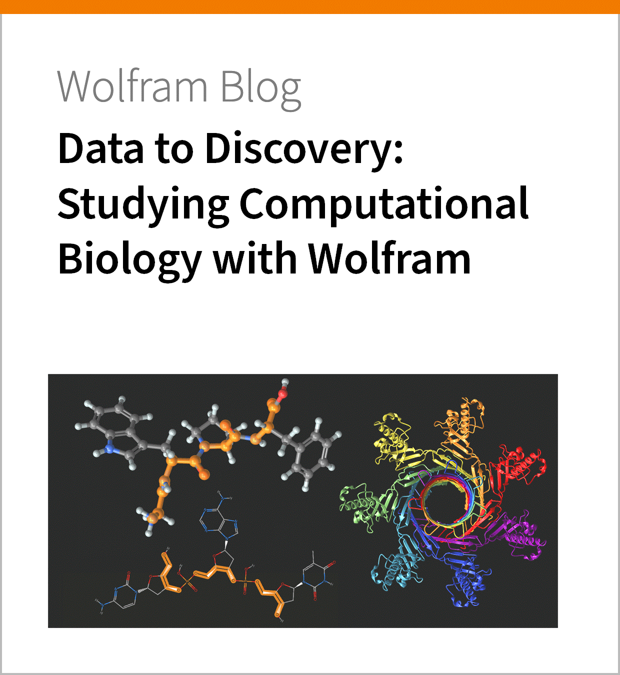 From Wolfram Blog--Data to Discovery: Studying Computational Biology with Wolfram