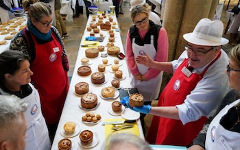 The winning entry, named Moo-and-Blue, beat more than 900 other pies after 150 judges sampled the savoury snacks