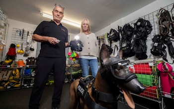 Alan and Sally Dickinson, owners of Von Wolf K9 