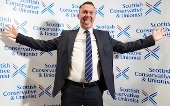 Russell Findlay has been elected as the new leader of the Scottish Conservatives 