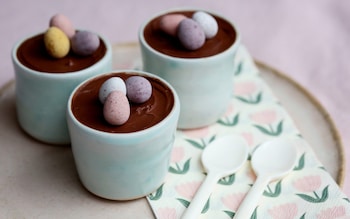 No-cook chocolate pots