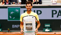 Dominic Thiem said goodbye to Roland Garros