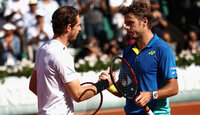 Andy Murray and Stan Wawrinka at Roland Garros 2017