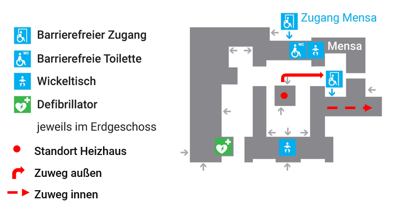 Orientierungsplan Straße der Nationen, barrierefreier Toilette Nähe Heizhaus