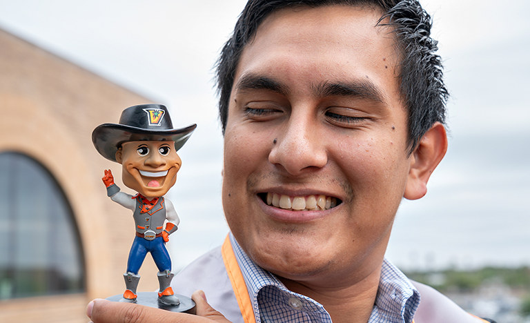 UTRGV bilingual education major Marco Morales