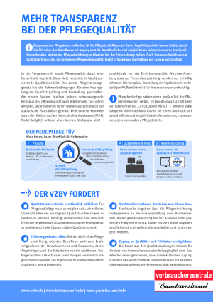 Faktenblatt Pflege TÜV