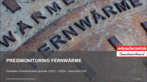 Preismonitoring Fernwärme