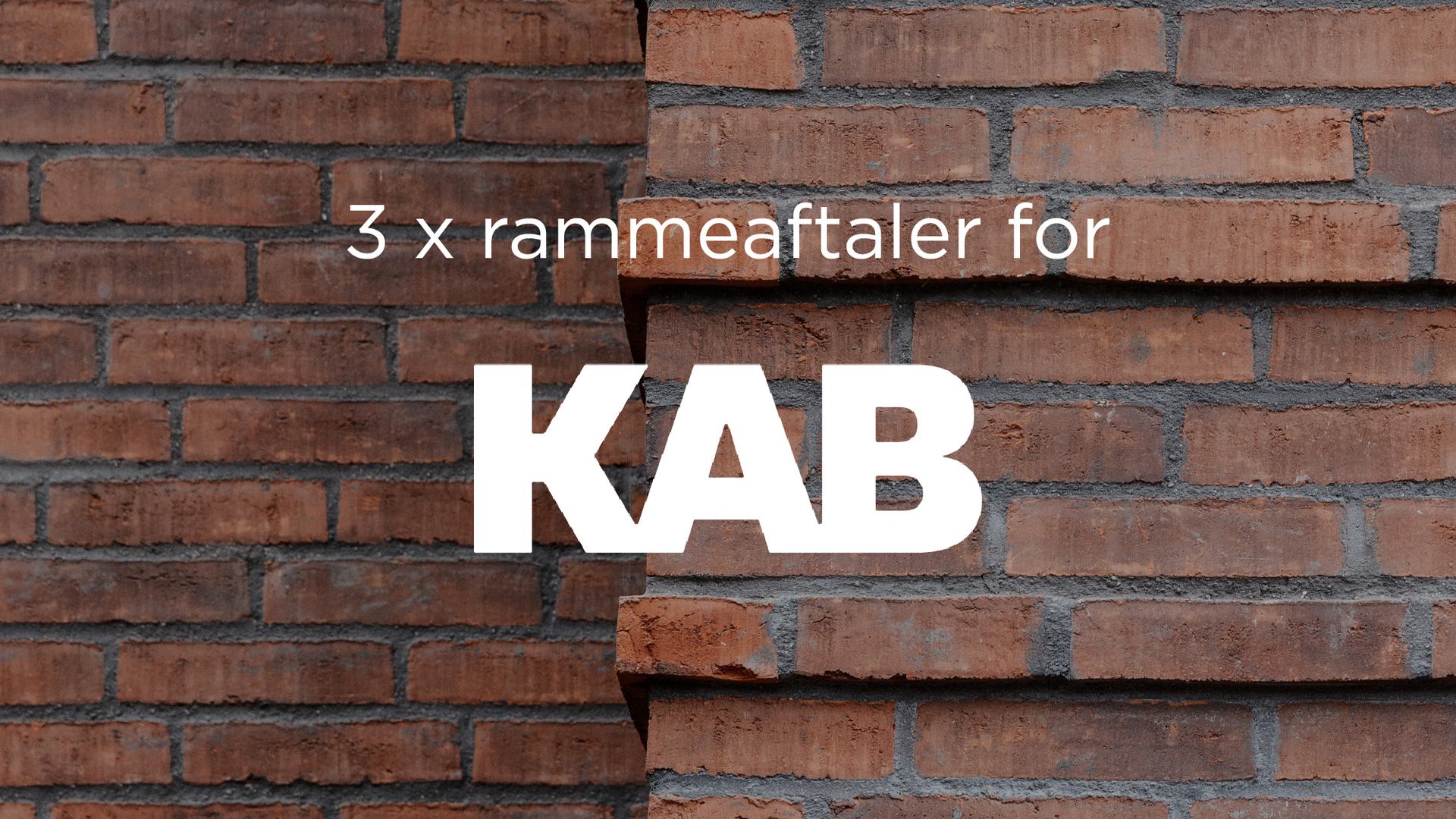 AART Rammeaftale KAB 01