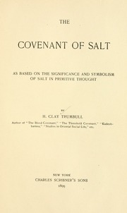 Cover of edition covenantofsaltas00trum