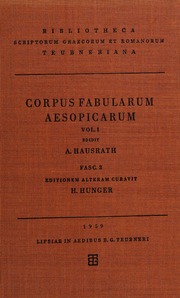 Cover of edition corpusfabularuma0001aeso