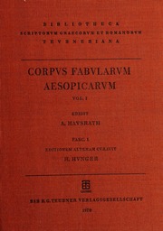 Cover of edition corpusfabularuma0001aeso_m7g7