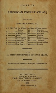 Cover of edition careysamericanpo1801care