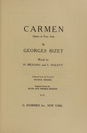 Cover of edition carmenoperainfou0000bize